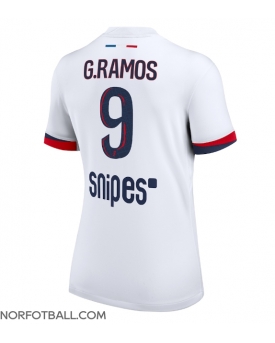 Billige Fotballdrakt Paris Saint-Germain Goncalo Ramos #9 Replika Bortedrakt Dame 2025-26 Kortermet